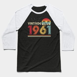 Vintage 1961 Limited Edition 60th Birthday Gift 60 Years Old Baseball T-Shirt